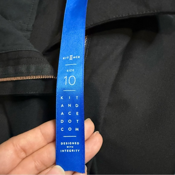 Kit and Ace Black Ankle-Length Jumpsuit with Tailored Fit size 10 - Picture 15 of 16